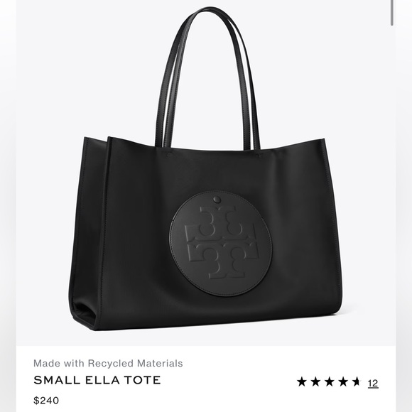 Tory Burch black tote purse - Picture 2 of 7